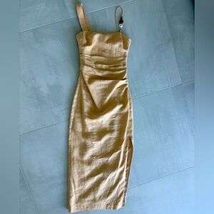 SIR THE LABEL Antonia Beaded Sleeveless Midi Dress size 0, NWT